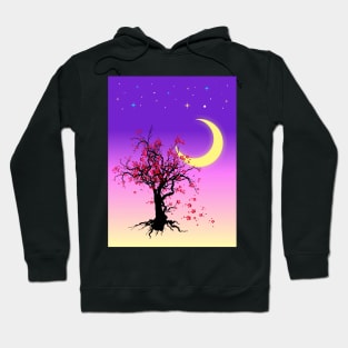 Romantic Night | Cherry Blossom | Sakura Tree Hoodie